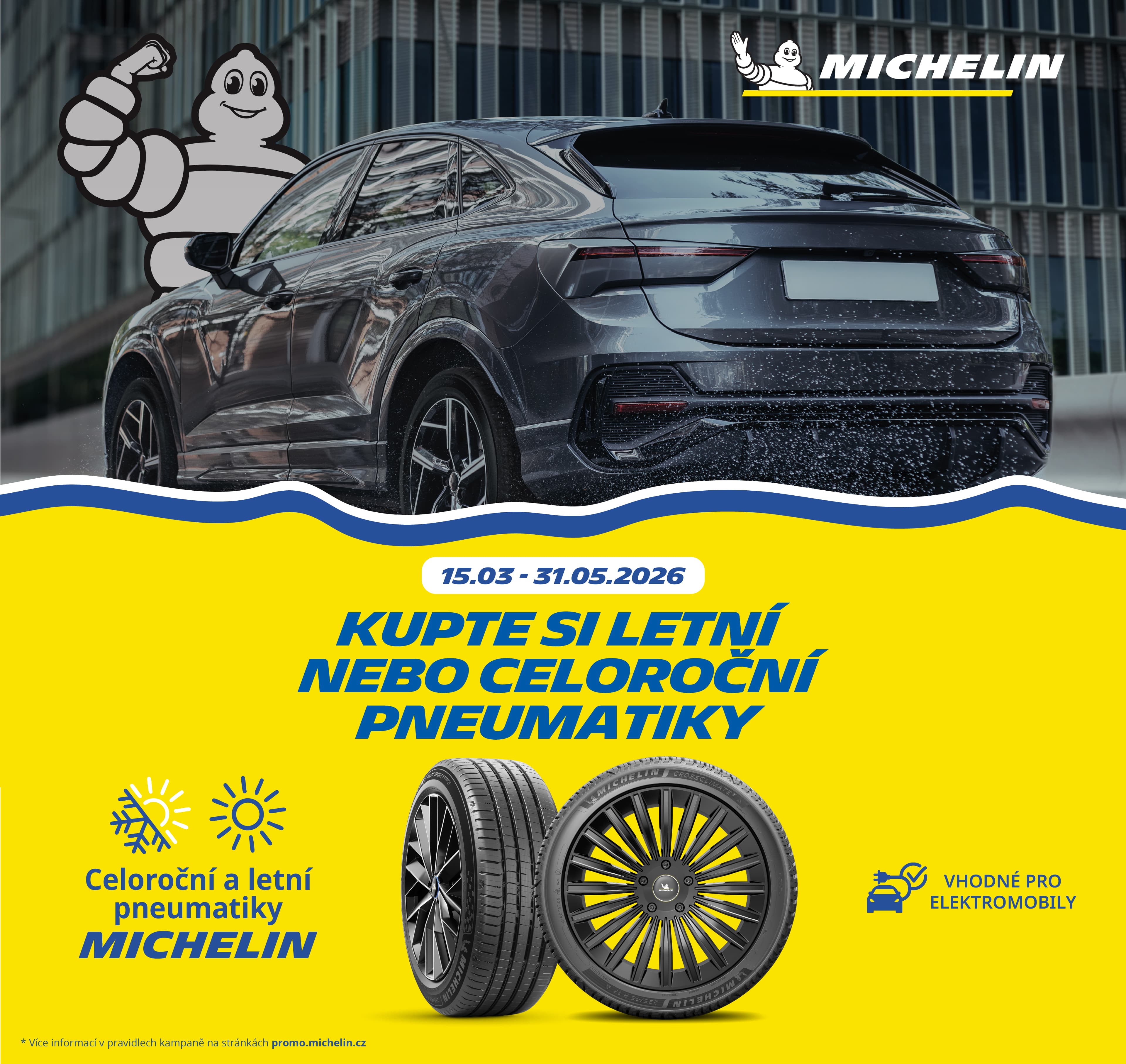 Koupili jste pneumatiky?<br/>
Zaregistrujte svůj nákup a získejte odměnu!